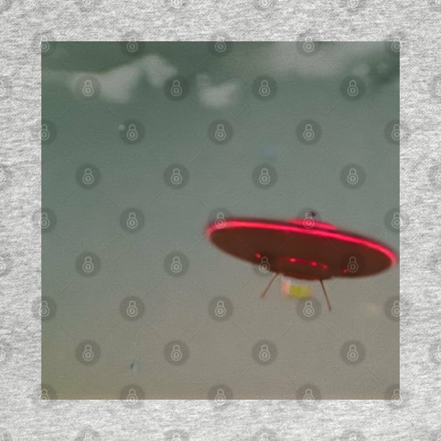 Retro UFO by Brian Free Artwork